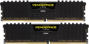 Kit Memorie Corsair Vengeance LPX Black 64GB (2x32GB) DDR4 2666MHz CL16 cmk64gx4m2a2666c16 