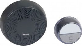 Kit sonerie wireless Comfort 15 melodii 100m negru IP44 Legrand 