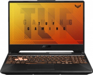 Laptop Gaming ASUS TUF F15 FX506LH Intel Core (10th Gen) i5-10300H 512GB SSD 8GB GTX 1650 4GB FullHD Tast. ilum. Bonfire Black