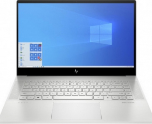 Laptop HP ENVY 15-ep0012nq Intel Core (10th Gen) i7-10750H 512GB SSD 16GB GTX1660Ti 6 GB Max-Q FullHD Win10 T. il. FPR Natural Silver