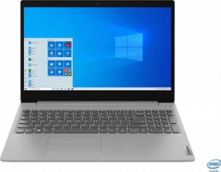 Laptop Lenovo IdeaPad 3 15IIL05 Intel Core (10th Gen) i3-1005G1 256GB SSD 8GB FullHD Win10 Platinum Grey
