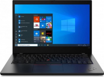 Laptop Lenovo ThinkPad L14 Intel Core (10th Gen) i7-10510U 512GB SSD 16GB FullHD Win10 Pro Tast. ilum. FPR Black