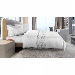 Lenjerie de pat pentru 2 persoane Blanca Heinner Home 100 bumbac 4 piese 