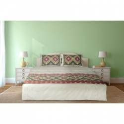 Lenjerie de pat pentru doua persoane Heinner Home 144 tc bumbac 100 motiv Traditional