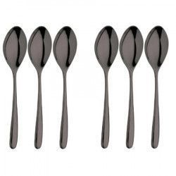 Lingura desert set 6 buc grosime 3 5mm INOXRIV NOVECENTO TITANIUM 