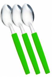 Lingurita desert set 3 bucati SIMONAGGIO BELIZE cu maner plastic culoare verde MN015504 