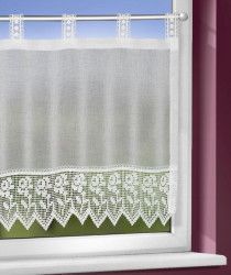 Macrame-panou Kathi alb 45x140 