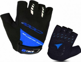 MANUSI B-RACE CU GEL NEGRUALBASTRU XL