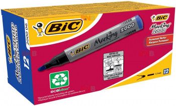Marker permanent 2000 negru 12/cutie Bic 