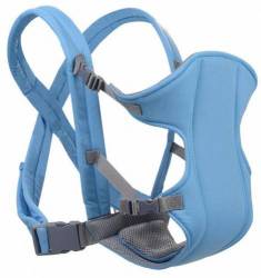 Marsupiu multifunctional pentru bebelusi si copii pana la 15 kg albastru