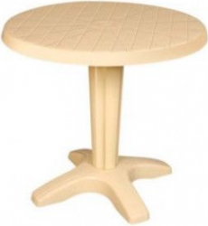 Masa gradina RAKI NOBRES rotunda 80cm culoare tik 