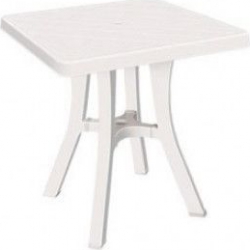 Masa patrata cu 4 picioare RAKI 70x70cm culoare verde 