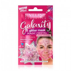 Masca de fata cu sclipici Eveline Galaxity Magic Cristal 10 ml