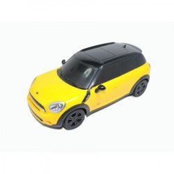 Masinuta cu radio-comanda Mini Cooper S scara 1 24 4 directii galben