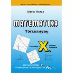 Matematika • torzsanyag • tankonyv a x. osztaly szamara