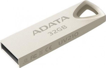 USB Flash Drive Adata DashDrive UV210 32GB USB 2.0 Metal auv210-32g-rgd 
