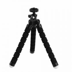 Mini trepied flexibil pentru smartphone camere video sport bulk negru BBL632