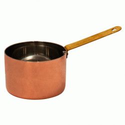 Minicratita cu coada cupru servire RAKI 350ml 9x6cm 