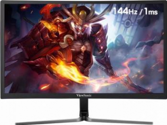 Monitor Gaming Curbat LED 23.6 Viewsonic vx2458-c-mhd Full HD 1ms VA 144Hz G-SYNC Compatible Boxe