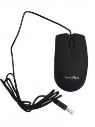 Mouse Cu Fir 1600 DPI 3 Butoane Ambidextru Lungime Cablu 1.6 m Universal Negru 