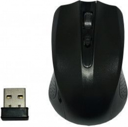 Mouse Fara Fir Wireless 2.4 GHz 1600 DPI 3 Butoane Ambidextru Universal Premium Quality Negru 