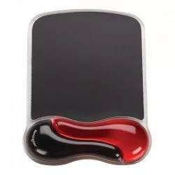 Mouse Pad ergonomic Crystal Wave - gel roșu-negru PMYO0NT0V