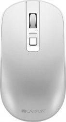 Mouse wireless reincarcabil Canyon 1600dpi Pearl-White 