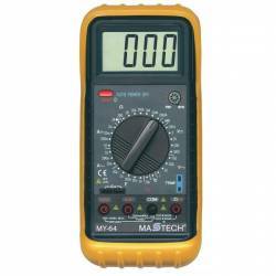 Multimetru profesional ecran LCD sonda temperatura carcasa antisoc 