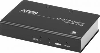 Multiplicator HDMI ATEN 2 porturi Negru 