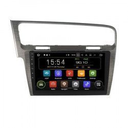 Navigatie Gps Android 9.0 VW Golf 7 2 GB RAM + 16 GB ROM Display 10.1 Internet 4G Aplicatii Waze Wi Fi Usb Bluetooth Mirrorlink 