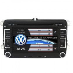 Navigatie Gps VW Golf 5 6 Passat B6 B7 CC Tiguan Touaren Jetta Eos Polo Sharan Amarok Caddy Windows 6.0 Dvd Player Usb Bluetooth 