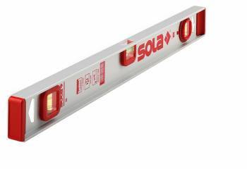 Nivela aluminiu profil I SOLA ID 80 cm precizie 1mmm 2 bule + 1 reglabila 