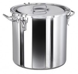 Oala recipient din inox NETLON pentru transport alimente calde sau reci 36x36cm 36 6lt fund triplu stratificat