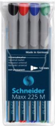 OHP marker mediu nepermanent Schneider 225 4/set