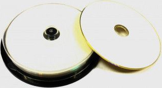 Pachet de 10 discuri printabile BD-R capacitate 25GB inkjet full printabil viteza maxima de scriere 6x ambalate in cakebox marca 