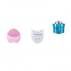 Pachet de albire a dintilor MAN-20 Minutes Dental White/Dispozitiv de curatare faciala 5 viteze Acumulator hipoalergenic + Cadou Surpriza 