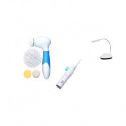 Pachet Irigator manual pentru curatare dentara / Aparat pentru masaj facial si curatat tenul + Cadou Lampa birou 