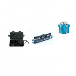 Pachet Lanterna LED reincarcabila profesionala Brillante + Luneta metalica 4X20 Airsoft + Cadou Surpriza 