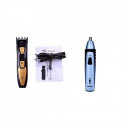 Pachet Masina de tuns - barberit Surker SK-5806 + Aparat De tuns facial cu design usor si compact Reincarcabil