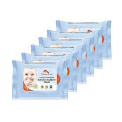 Pachet promo 6 buc servetele umede pentru fata si nas Mommy Care 