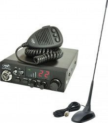 Pachet statie radio CB PNI ESCORT HP 8024 ASQ + Antena CB PNI Extra 48 cu magnet 