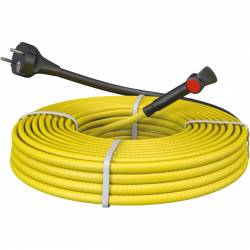 Pachet cablu degivrare conducte C and F Technics cu stecher si termostat 10W 1 m 