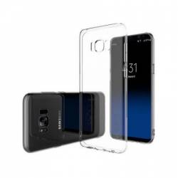 Pachet husa Samsung Galaxy S8 MyStyle slim transparenta cu folie de protectie gratis 