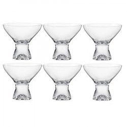 Pahar BOHEMIA CRISTAL SAMBA pentru sampanie set 6 buc 330ml 