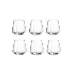 Pahar BOHEMIA CRISTAL SIESTA fara picior set 6 buc 290ml 