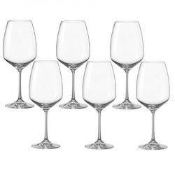 Pahar pentru vin BOHEMIA CRISTAL GISELLE set 6 buc 340ml 