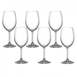 Pahare vin set 6 buc BOHEMIA CRISTAL 350ml 