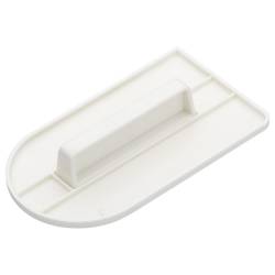 Paleta din plastic semirotunda pentru nivelare fondant 14.8cm X 8.3cm Vivo 