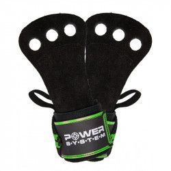 Palmare crossfit fitness gym tractiuni model PC marime universala negru/verde 