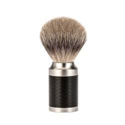 Pamatuf Silvertip Badger cu par de bursuc si maner din otel Muehle Rocca 091 M 96 ROCCA 